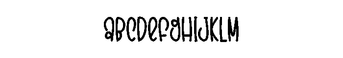 Imposible Holiday Font UPPERCASE