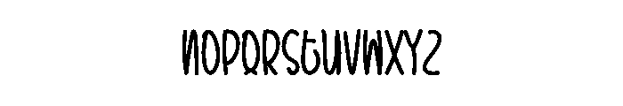 Imposible Holiday Font UPPERCASE