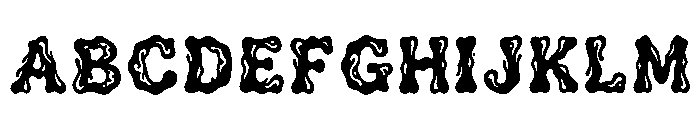 Impressionist Regular Font UPPERCASE