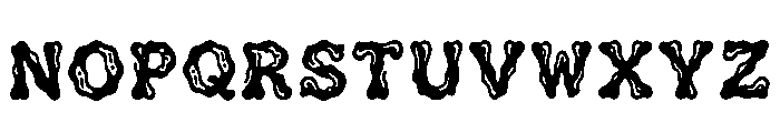 Impressionist Regular Font LOWERCASE