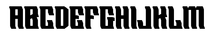 Improved Formula Font UPPERCASE