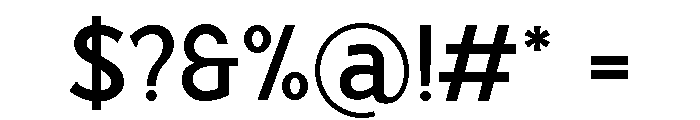 Imreg Font OTHER CHARS