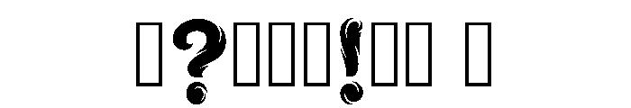 Imric Regular Font OTHER CHARS