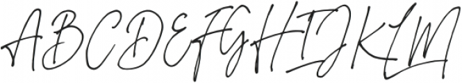 Imestaviga Signature Regular otf (400) Font UPPERCASE