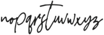 Imestaviga Signature Regular otf (400) Font LOWERCASE