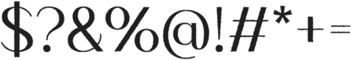 Impana Rough otf (400) Font OTHER CHARS