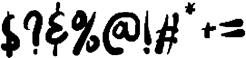 Imperfect Beauty Solid otf (400) Font OTHER CHARS
