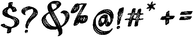 Imperfect Dry Brush otf (400) Font OTHER CHARS