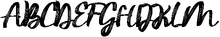 Imperfect Dry Brush otf (400) Font UPPERCASE