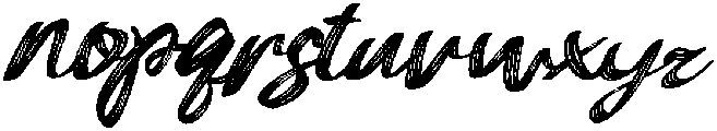 Imperfect Italic Dry Brush otf (400) Font LOWERCASE