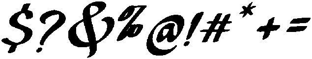 Imperfect-Italic otf (400) Font OTHER CHARS