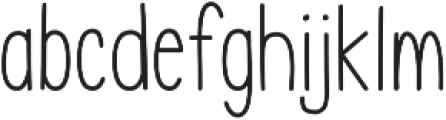 Imperfection Sans Serif ttf (400) Font LOWERCASE