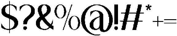 Imperium Regular otf (400) Font OTHER CHARS