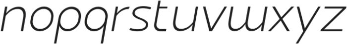 Imploe Extra Light Italic ttf (200) Font LOWERCASE