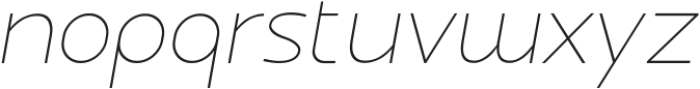 Imploe Thin Italic ttf (100) Font LOWERCASE