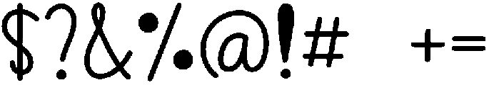 Impossible Regular otf (400) Font OTHER CHARS