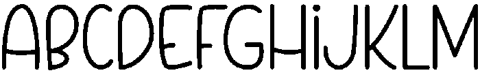 Impossible Regular otf (400) Font UPPERCASE