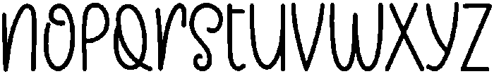 Impossible Regular otf (400) Font LOWERCASE