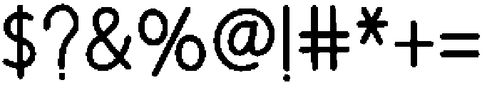 Impossible Regular otf (400) Font OTHER CHARS