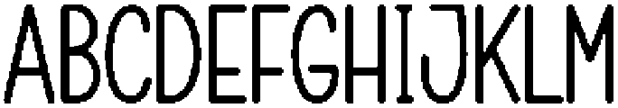 Impossible Regular otf (400) Font UPPERCASE