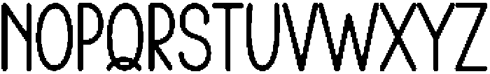 Impossible Regular otf (400) Font UPPERCASE
