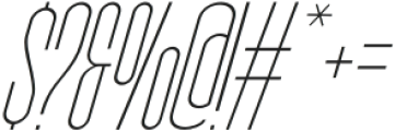 imagination Light Italic otf (300) Font OTHER CHARS