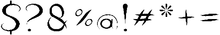imagine ttf (400) Font OTHER CHARS
