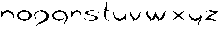 imagine ttf (400) Font LOWERCASE