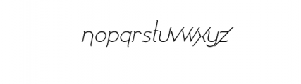 Imagination Alternative Italic.ttf Font LOWERCASE