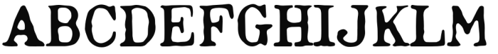 Imperial Grunge Regular Font UPPERCASE