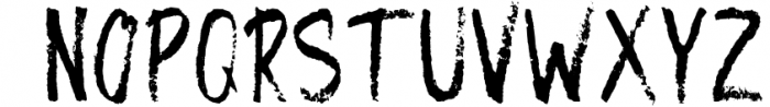 Imperfect - Hand Scribed Textured Latin Font Font UPPERCASE