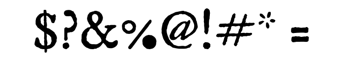 IM_FELL_DW_Pica_PRO_Roman Font OTHER CHARS