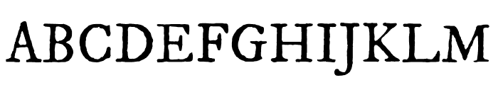 IM_FELL_DW_Pica_PRO_Roman Font UPPERCASE
