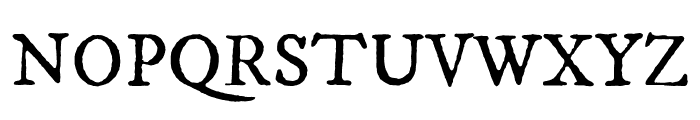 IM_FELL_DW_Pica_PRO_Roman Font UPPERCASE
