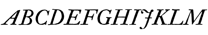 IM_FELL_Double_Pica_PRO_Italic Font UPPERCASE