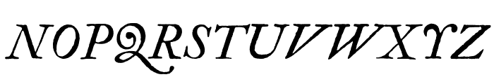 IM_FELL_Double_Pica_PRO_Italic Font UPPERCASE