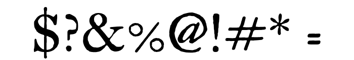 IM_FELL_Great_Primer_PRO_Roman Font OTHER CHARS