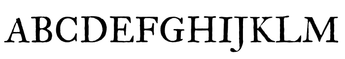 IM_FELL_Great_Primer_PRO_Roman Font UPPERCASE