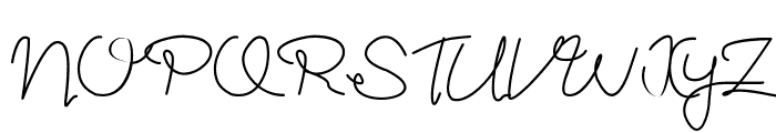 I'm yours Font UPPERCASE