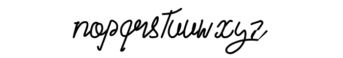 I'm yours Font LOWERCASE