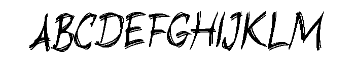 Imbas Font UPPERCASE