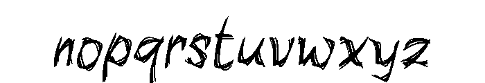 Imbas Font LOWERCASE
