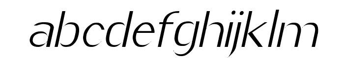 Imelda Light Italic Font LOWERCASE
