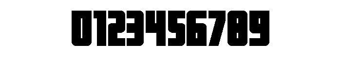 Impact Wrench Expanded Font OTHER CHARS