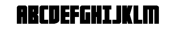 Impact Wrench Expanded Font UPPERCASE