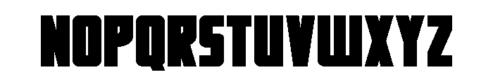 Impact Wrench Expanded Font UPPERCASE