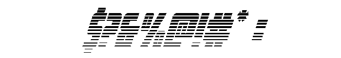 Impact Wrench Gradient 2 Ital Font OTHER CHARS