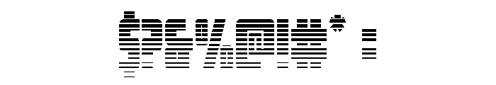 Impact Wrench Gradient 2 Font OTHER CHARS