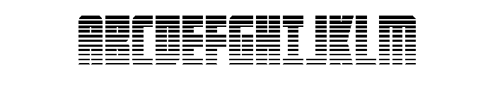 Impact Wrench Gradient 2 Font UPPERCASE