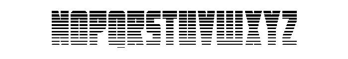 Impact Wrench Gradient 2 Font UPPERCASE